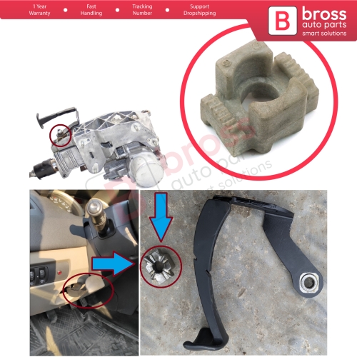 Steering Wheel Adjustment Lever Lock Iron Washer Repair Plastic Clips Bracket for Renault Megane MK2 8200241880