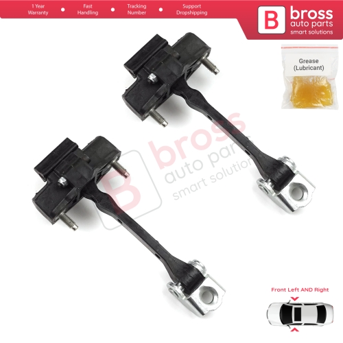 2 Pieces Front Door Hinge Stop Check Strap Limiter for Citroen C4 Cactus 2014-On 9801290780