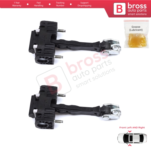2 Pieces Front Door Hinge Stop Check Strap Limiter for Citroen Berlingo Doblo Combo Partner Rifter K9 ProAce 9819015380