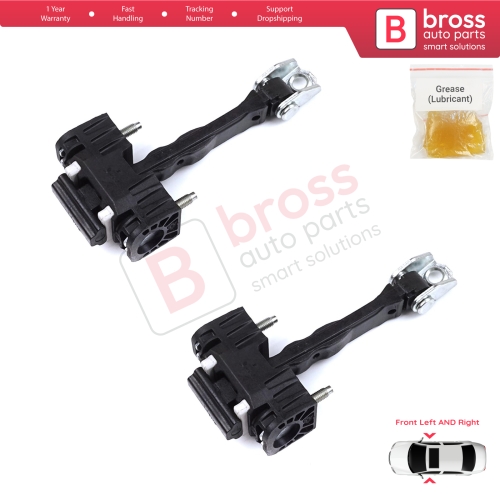 2 Pieces Front Door Hinge Stop Check Strap Limiter for Citroen Berlingo Doblo Combo Partner Rifter K9 ProAce 9819015380