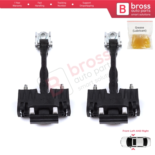 2 Pieces Front Door Hinge Stop Check Strap Limiter for Citroen Berlingo Doblo Combo Partner Rifter K9 ProAce 9819015380