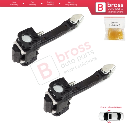 2 Pieces Front Door Hinge Stop Check Strap Limiter for Citroen Berlingo Doblo Combo Partner Rifter K9 ProAce 9819015380
