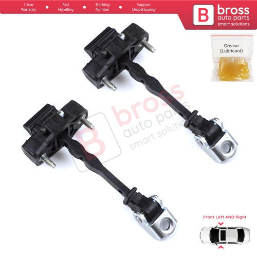 2 Pieces Front Door Hinge Stop Check Strap Limiter for Peugeot 3008 5008 MK2 Citroen C5 Aircross A DS7 Crossback Opel Grandland MK1 9809426680