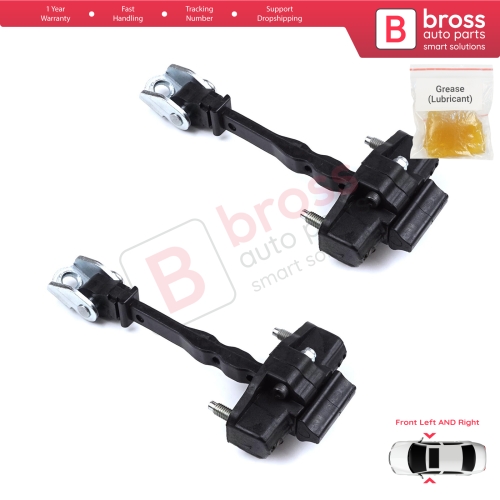 2 Pieces Front Door Hinge Stop Check Strap Limiter for Peugeot 3008 5008 MK2 Citroen C5 Aircross A DS7 Crossback Opel Grandland MK1 9809426680