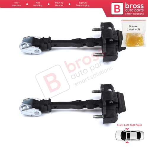 2 Pieces Front Door Hinge Stop Check Strap Limiter for Peugeot 3008 5008 MK2 Citroen C5 Aircross A DS7 Crossback Opel Grandland MK1 9809426680