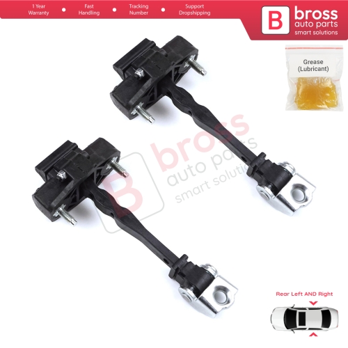 2 Pieces Rear Door Hinge Stop Check Strap Limiter for Peugeot 3008 5008 MK2 Citroen C5 Aircross A DS7 Crossback Opel Grandland MK1 9809434280
