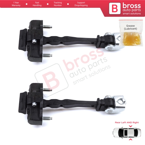 2 Pieces Rear Door Hinge Stop Check Strap Limiter for Peugeot 3008 5008 MK2 Citroen C5 Aircross A DS7 Crossback Opel Grandland MK1 9809434280