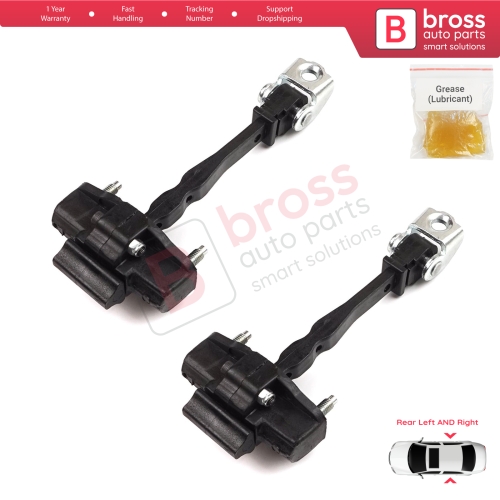 2 Pieces Rear Door Hinge Stop Check Strap Limiter for Peugeot 3008 5008 MK2 Citroen C5 Aircross A DS7 Crossback Opel Grandland MK1 9809434280
