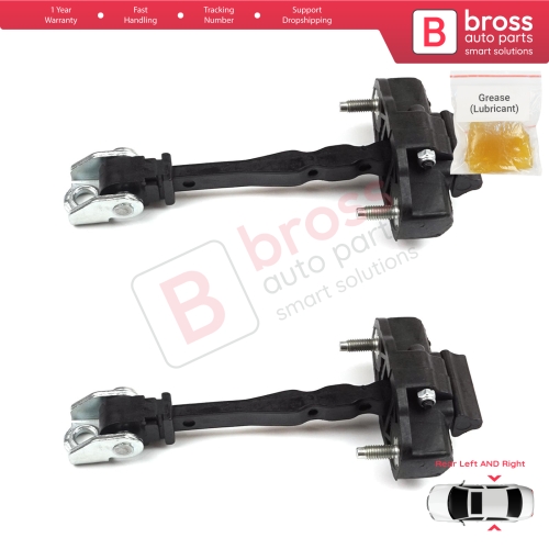 2 Pieces Rear Door Hinge Stop Check Strap Limiter for Peugeot 3008 5008 MK2 Citroen C5 Aircross A DS7 Crossback Opel Grandland MK1 9809434280
