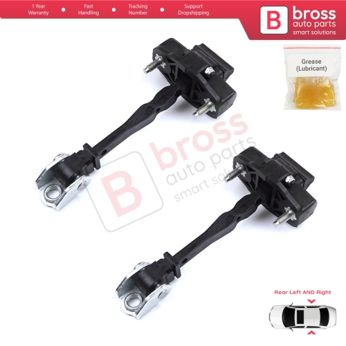 2 Pieces Rear Door Hinge Stop Check Strap Limiter for Peugeot 3008 5008 MK2 Citroen C5 Aircross A DS7 Crossback Opel Grandland MK1 9809434280