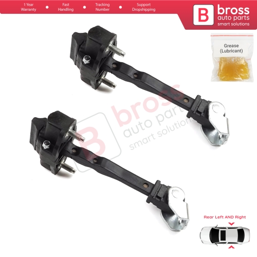 2 Pieces Rear Door Hinge Stop Check Strap Limiter for Peugeot 3008 5008 MK2 Citroen C5 Aircross A DS7 Crossback Opel Grandland MK1 9809434280