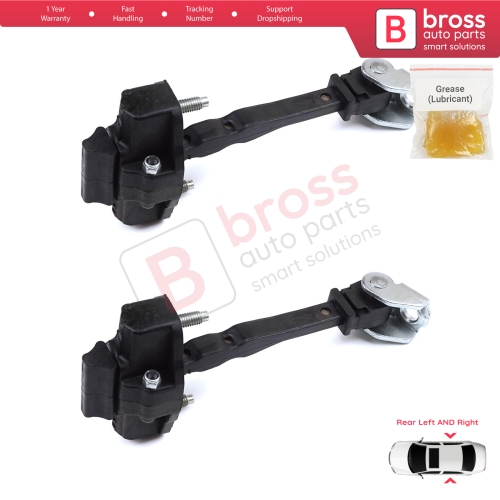 2 Pieces Rear Door Hinge Stop Check Strap Limiter for Peugeot 3008 5008 MK2 Citroen C5 Aircross A DS7 Crossback Opel Grandland MK1 9809434280