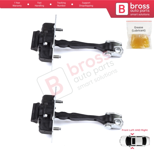 2 Pieces Front Door Hinge Stop Check Strap Limiter for Citroen C4 Picasso SpaceTourer MK2 9676345180
