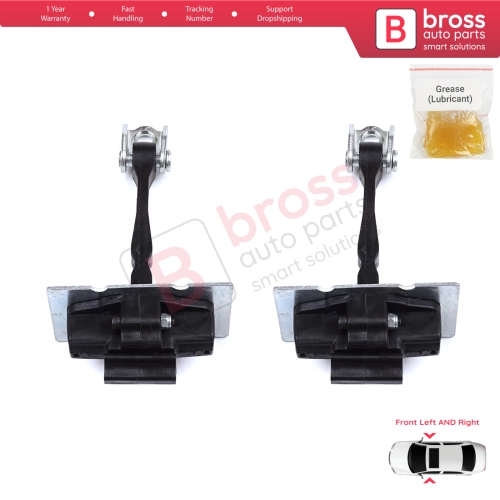 2 Pieces Front Door Hinge Stop Check Strap Limiter for Citroen C4 Picasso SpaceTourer MK2 9676345180