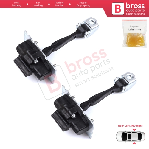 2 Pieces Rear Door Hinge Stop Check Strap Limiter for Citroen C4 Picasso SpaceTourer MK2 9676117380
