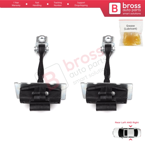 2 Pieces Rear Door Hinge Stop Check Strap Limiter for Citroen C4 Picasso SpaceTourer MK2 9676117380