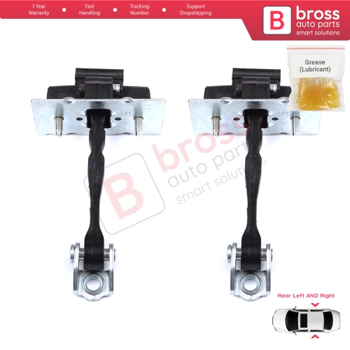 2 Pieces Rear Door Hinge Stop Check Strap Limiter for Citroen C4 Picasso SpaceTourer MK2 9676117380