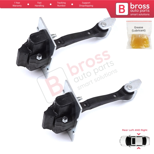 2 Pieces Rear Door Hinge Stop Check Strap Limiter for Citroen C4 Picasso SpaceTourer MK2 9676117380