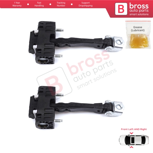 2 Pieces Front Door Hinge Stop Check Strap Limiter for Citroen Jumpy Dispatch SpaceTourer Expert Traveller Proace Vivaro Zafira Life Scudo Ulysse MK3 9808070580