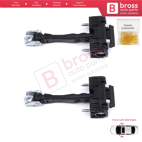 2 Pieces Front Door Hinge Stop Check Strap Limiter for Citroen Jumpy Dispatch SpaceTourer Expert Traveller Proace Vivaro Zafira Life Scudo Ulysse MK3 9808070580