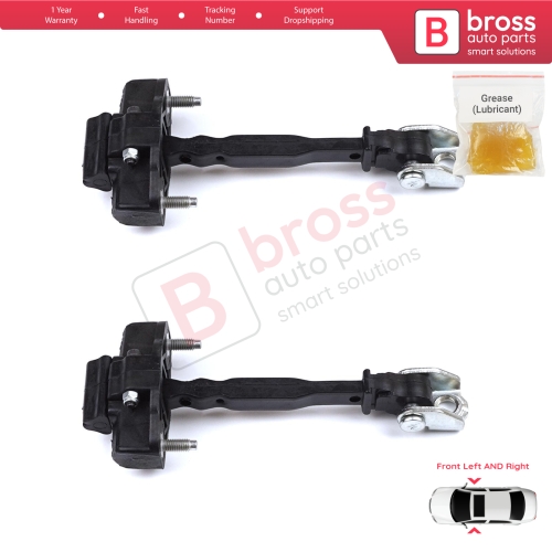 2 Pieces Front Door Hinge Stop Check Strap Limiter for Peugeot 208 e-208 Opel Corsa F Corsa-e 2019-On 9823211180