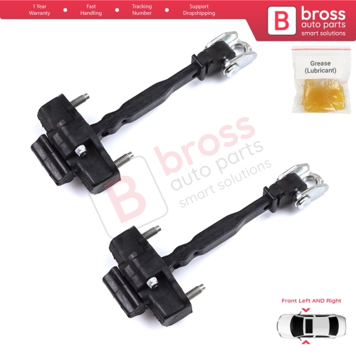 2 Pieces Front Door Hinge Stop Check Strap Limiter for Peugeot 208 e-208 Opel Corsa F Corsa-e 2019-On 9823211180