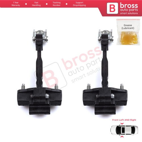 2 Pieces Front Door Hinge Stop Check Strap Limiter for Peugeot 208 e-208 Opel Corsa F Corsa-e 2019-On 9823211180