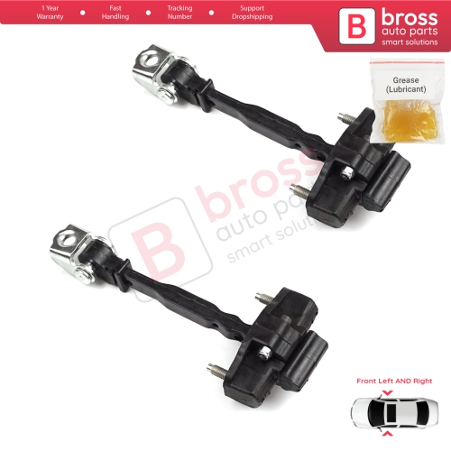 2 Pieces Front Door Hinge Stop Check Strap Limiter for Peugeot 208 e-208 Opel Corsa F Corsa-e 2019-On 9823211180