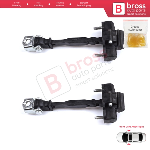 2 Pieces Front Door Hinge Stop Check Strap Limiter for Peugeot 208 e-208 Opel Corsa F Corsa-e 2019-On 9823211180