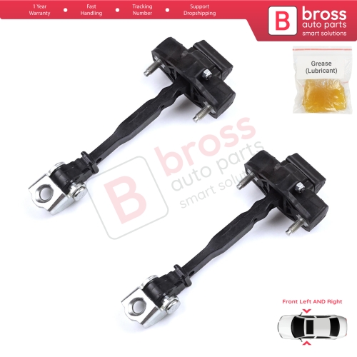2 Pieces Front Door Hinge Stop Check Strap Limiter for Peugeot 208 e-208 Opel Corsa F Corsa-e 2019-On 9823211180