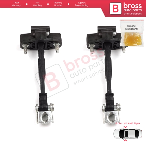 2 Pieces Front Door Hinge Stop Check Strap Limiter for Peugeot 208 e-208 Opel Corsa F Corsa-e 2019-On 9823211180