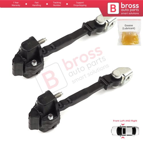 2 Pieces Front Door Hinge Stop Check Strap Limiter for Peugeot 208 e-208 Opel Corsa F Corsa-e 2019-On 9823211180