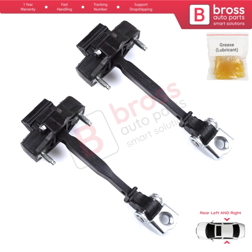 2 Pieces Rear Door Hinge Stop Check Strap Limiter for Peugeot 208 e-208 Opel Corsa F Corsa-e 2019-On 9823211180