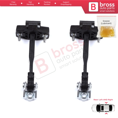 2 Pieces Rear Door Hinge Stop Check Strap Limiter for Peugeot 208 e-208 Opel Corsa F Corsa-e 2019-On 9823211180