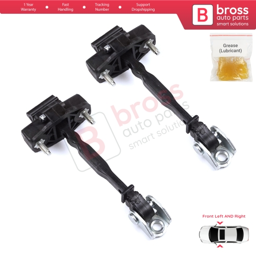 2 Pieces Front Door Hinge Stop Check Strap Limiter for Peugeot 2008 e-2008 MK2 Opel Mokka B Mokka-e 9820810880