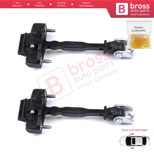 2 Pieces Front Door Hinge Stop Check Strap Limiter for Peugeot 2008 e-2008 MK2 Opel Mokka B Mokka-e 9820810880