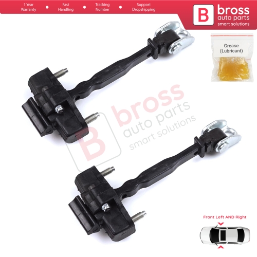 2 Pieces Front Door Hinge Stop Check Strap Limiter for Peugeot 2008 e-2008 MK2 Opel Mokka B Mokka-e 9820810880