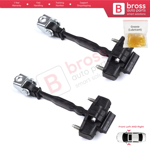 2 Pieces Front Door Hinge Stop Check Strap Limiter for Peugeot 2008 e-2008 MK2 Opel Mokka B Mokka-e 9820810880