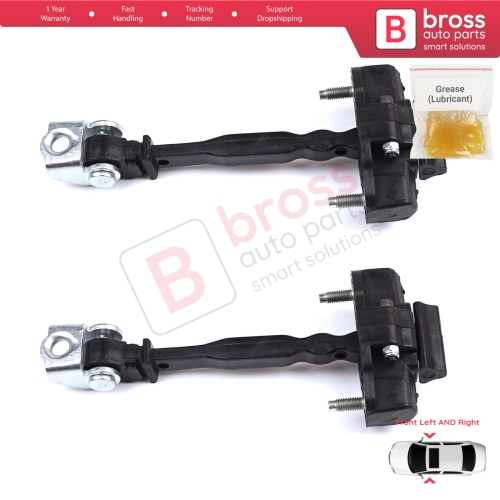 2 Pieces Front Door Hinge Stop Check Strap Limiter for Peugeot 2008 e-2008 MK2 Opel Mokka B Mokka-e 9820810880