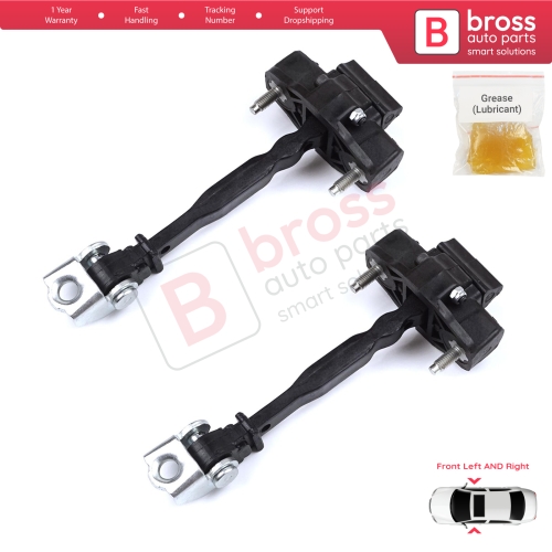 2 Pieces Front Door Hinge Stop Check Strap Limiter for Peugeot 2008 e-2008 MK2 Opel Mokka B Mokka-e 9820810880