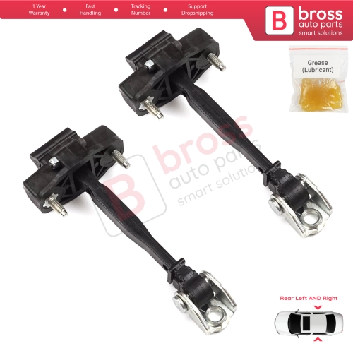 2 Pieces Rear Door Hinge Stop Check Strap Limiter for Peugeot 2008 e-2008 MK2 Opel Mokka B Mokka-e 9820816280