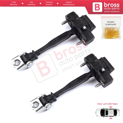 2 Pieces Rear Door Hinge Stop Check Strap Limiter for Peugeot 2008 e-2008 MK2 Opel Mokka B Mokka-e 9820816280