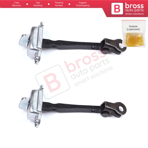 2 Pieces Rear Door Hinge Stop Check Strap Limiter for Citroen C1 Peugeot 108 Toyota Aygo MK2 2014-On 5-Door B000873380   