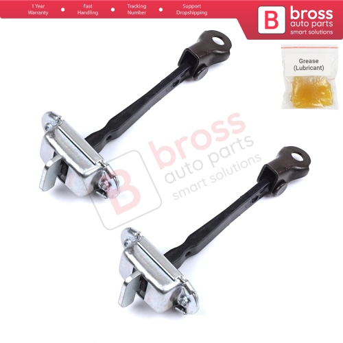 2 Pieces Rear Door Hinge Stop Check Strap Limiter for Citroen C1 Peugeot 108 Toyota Aygo MK2 2014-On 5-Door B000873380   