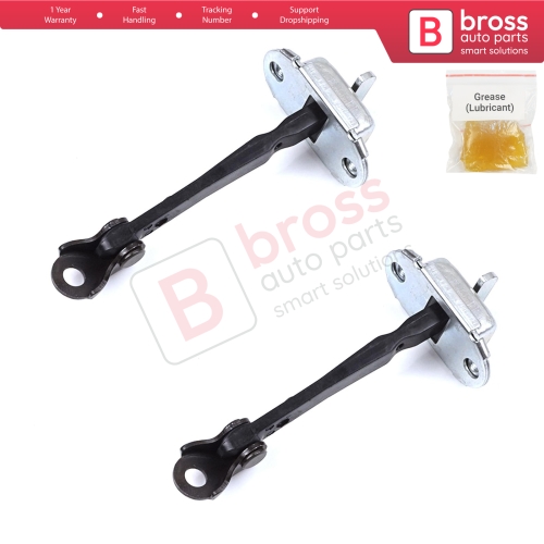 2 Pieces Rear Door Hinge Stop Check Strap Limiter for Citroen C1 Peugeot 108 Toyota Aygo MK2 2014-On 5-Door B000873380   