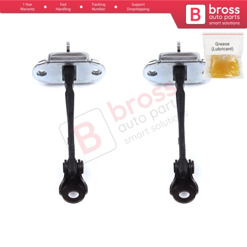 2 Pieces Rear Door Hinge Stop Check Strap Limiter for Citroen C1 Peugeot 108 Toyota Aygo MK2 2014-On 5-Door B000873380   