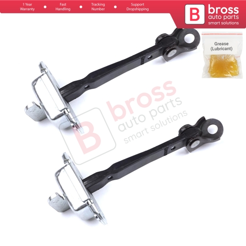 2 Pieces Rear Door Hinge Stop Check Strap Limiter for Citroen C1 Peugeot 108 Toyota Aygo MK2 2014-On 5-Door B000873380   