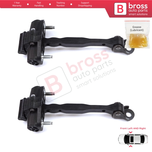 2 Pieces Front Door Hinge Stop Check Strap Limiter for Citroen C3 Aircross MK2 A88 2017-2024 YQ00232780