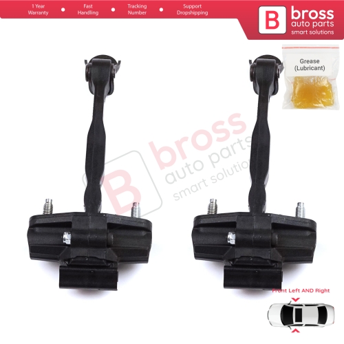 2 Pieces Front Door Hinge Stop Check Strap Limiter for Citroen C3 Aircross MK2 A88 2017-2024 YQ00232780