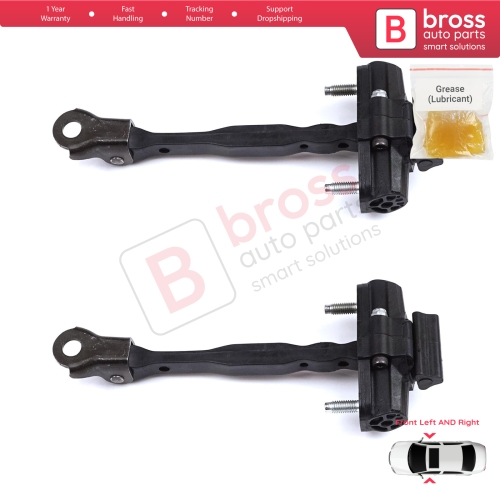 2 Pieces Front Door Hinge Stop Check Strap Limiter for Citroen C3 Aircross MK2 A88 2017-2024 YQ00232780